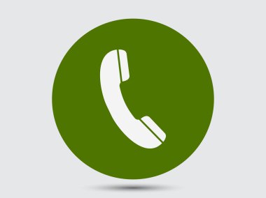 Telefon Düz Tasarım Simgesi