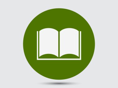 Kitap düz tasarım simgesi