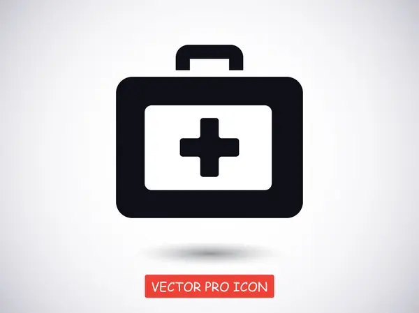 First aid box icon — Stock Vector