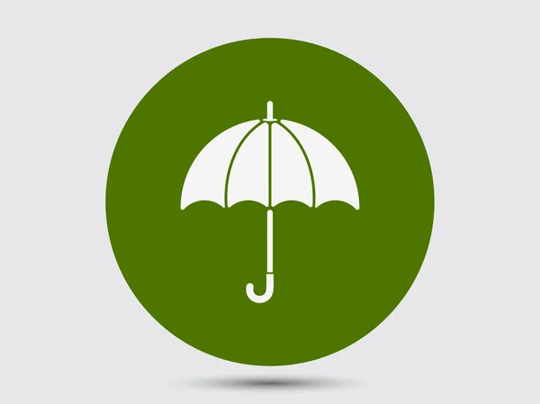 Paraguas icono de diseño plano — Vector de stock
