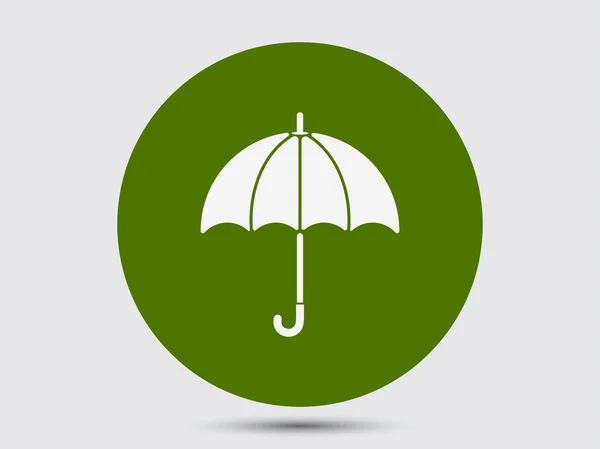 Umbrella flat design icon — Stock Vector