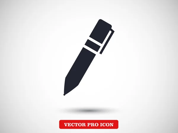 Pen flat design icon — Stock Vector