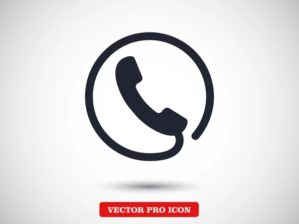 Phone flat design icon — Stock Vector