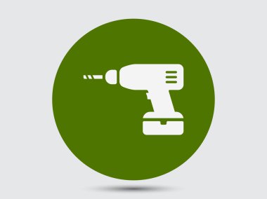 Tornavida düz tasarım simgesi