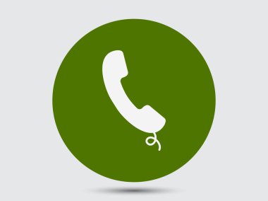 Telefon Düz Tasarım Simgesi
