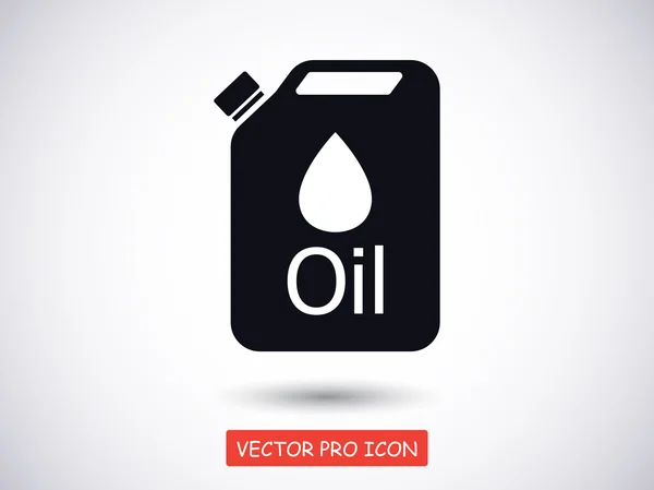 Jerry can oil icon — Stock Vector
