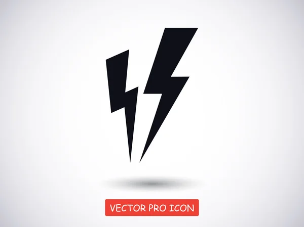 Bolt platt design ikon — Stock vektor