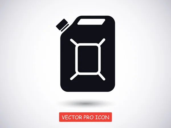 Jerry can oil icon — Stock Vector