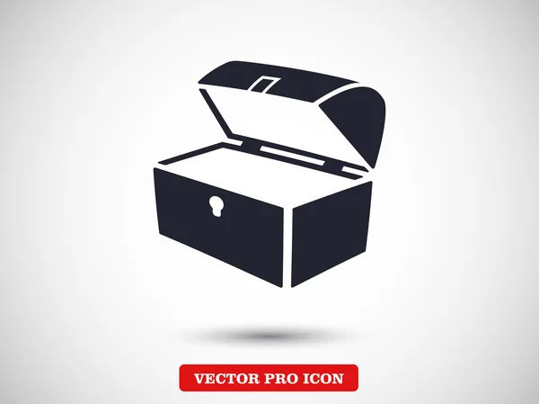 Chest open icon — Stock Vector