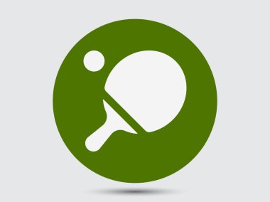 Ping pong Masa Tenisi simgesi