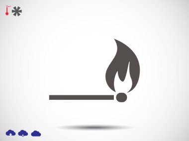 düz stil maç simgesi