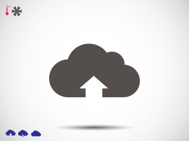 bulut upload simgesini