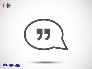 düz stil sohbet simgesi