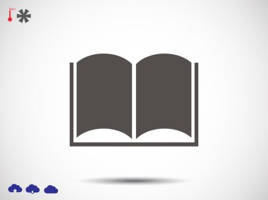 düz stil kitap simgesi