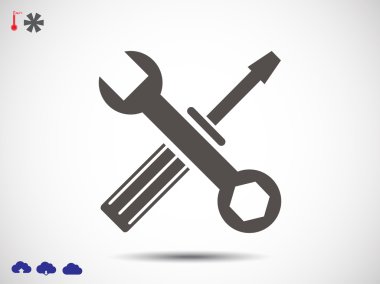 düz stil ayarları simgesi