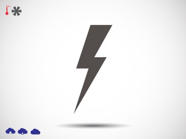 düz stil cıvata simgesi