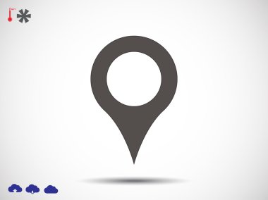 harita işaretçi simgesi