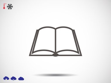 düz stil kitap simgesi