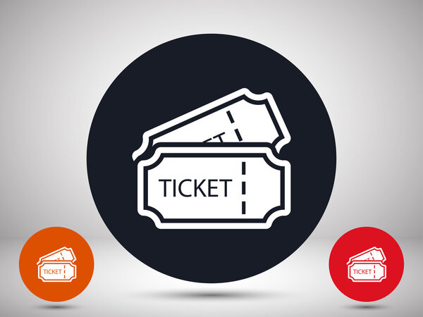 two train tickets icon