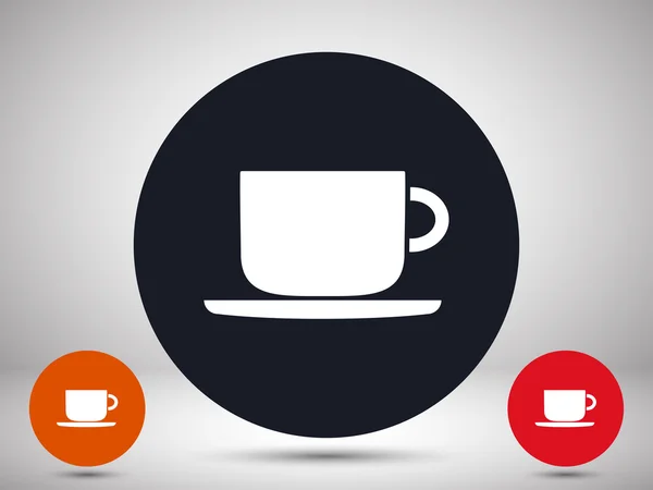 Kaffeetassen-Ikonen Set — Stockvektor