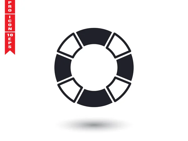 Рятувальні круги кільце значок — стоковий вектор