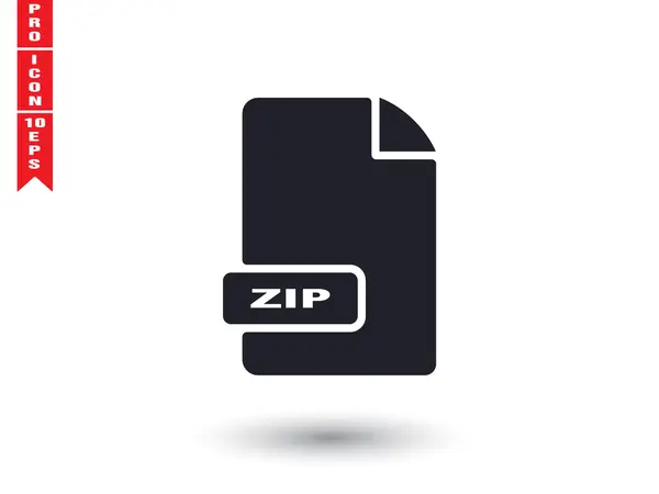 Extensão do arquivo ZIP — Vetor de Stock