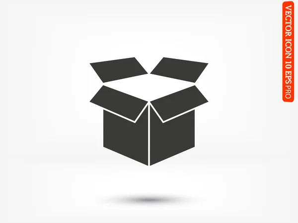 Open-Box-Symbol — Stockvektor