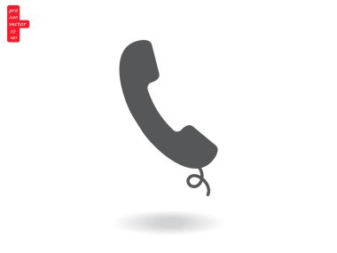 Beyaz telefon simgesi 