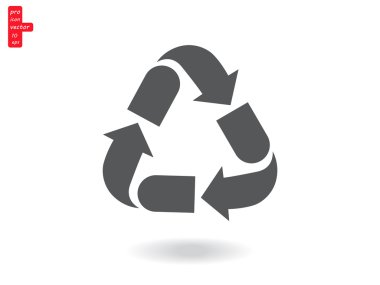 geri dönüşüm grafik simge