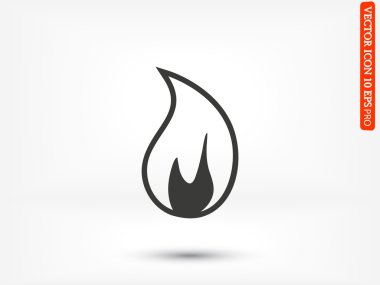 Yangın grafik simge 