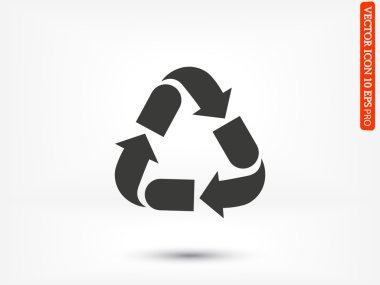 geri dönüşüm grafik simge