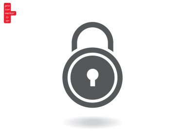 asma kilit grafik simgesi