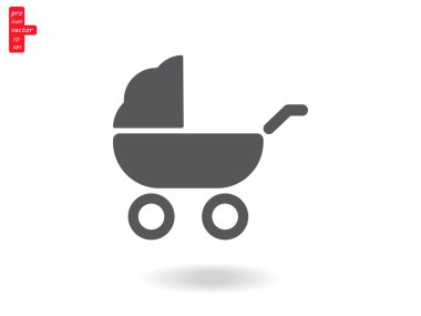 Çocuk arabası için bebek simgesi