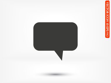 Konuşma balonu grafik simgesinin