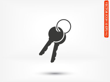 metal anahtar simgesi