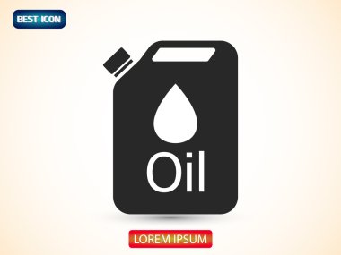 Bidon petrol simgesi 