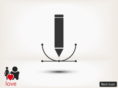 kalem grafik simgesi