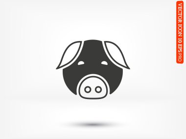 Domuz kafası veya yüz simgesi  