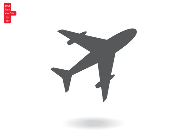 Icône graphique avion — Image vectorielle