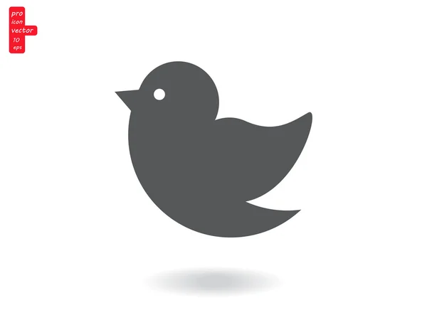 Sinal de ícone de pássaro — Vetor de Stock
