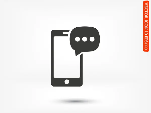 Телефон Sms Icon — стоковый вектор