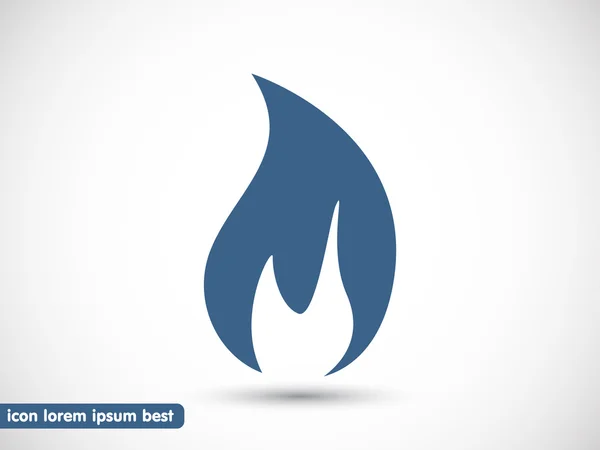 Tűz grafikus ikon — Stock Vector