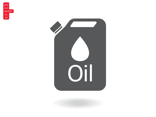 Ícone de óleo Jerrycan —  Vetores de Stock