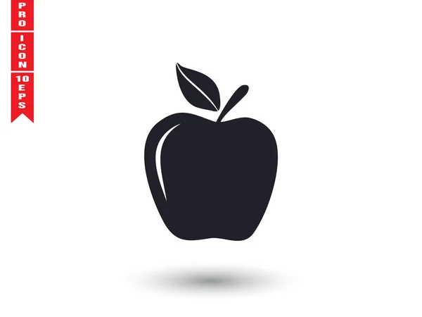 Symbol mit Apfel-Logo — Stockvektor