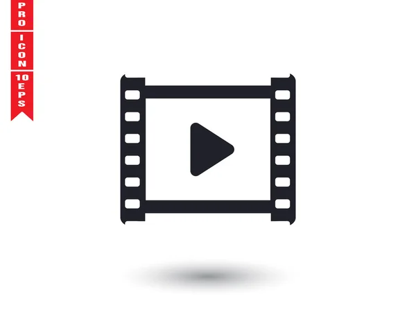 Video Grafická ikona — Stockový vektor