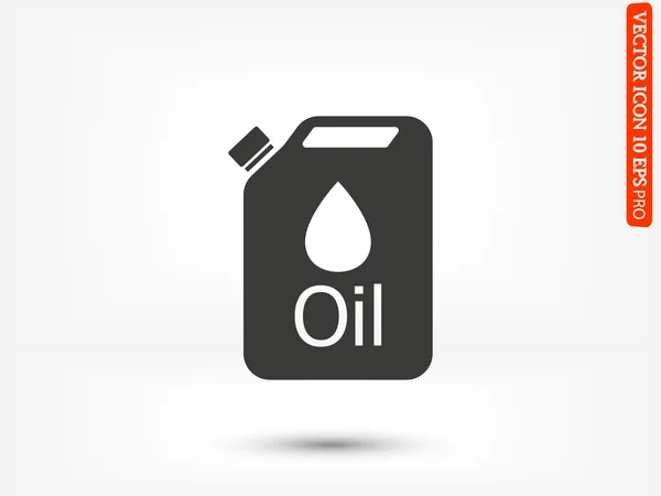 Jerrycan olie pictogram — Stockvector