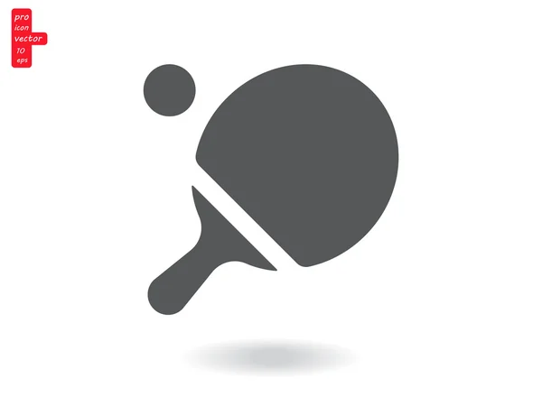 Ping pong icono de tenis — Archivo Imágenes Vectoriales