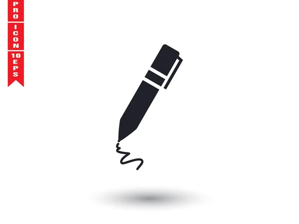 Długopis graficzny ikona — Wektor stockowy