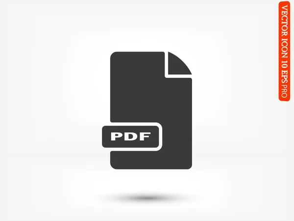 Pdf-Dateisymbol — Stockvektor