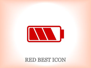 Pil simgesi illüstrasyon 